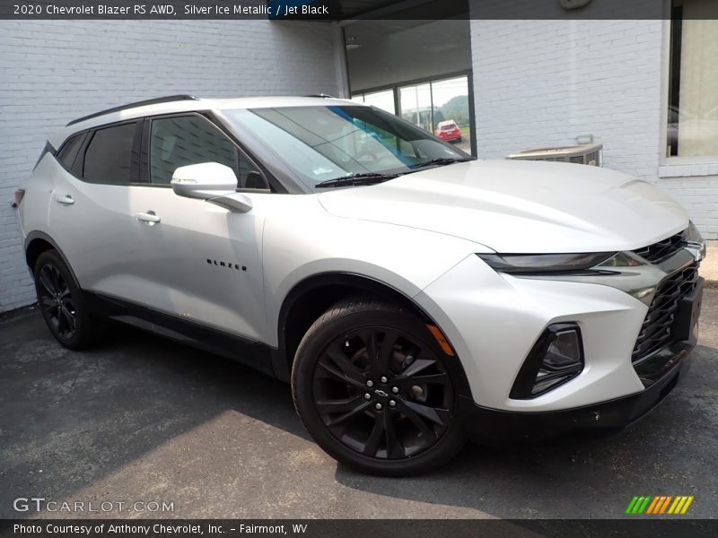 Silver Ice Metallic / Jet Black 2020 Chevrolet Blazer RS AWD
