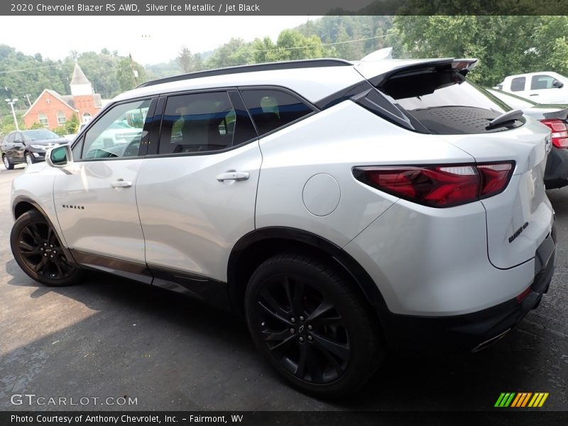 Silver Ice Metallic / Jet Black 2020 Chevrolet Blazer RS AWD