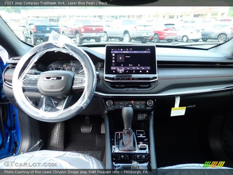 Laser Blue Pearl / Black 2023 Jeep Compass Trailhawk 4x4