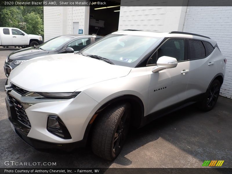 Silver Ice Metallic / Jet Black 2020 Chevrolet Blazer RS AWD