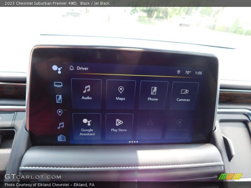 Controls of 2023 Suburban Premier 4WD