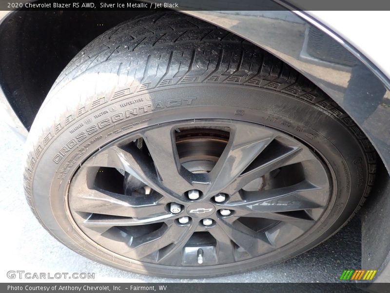 Silver Ice Metallic / Jet Black 2020 Chevrolet Blazer RS AWD