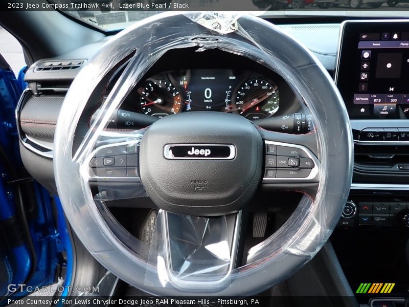 Laser Blue Pearl / Black 2023 Jeep Compass Trailhawk 4x4