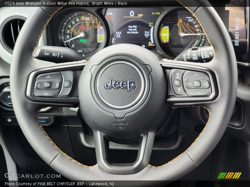  2024 Wrangler 4-Door Willys 4xe Hybrid Steering Wheel