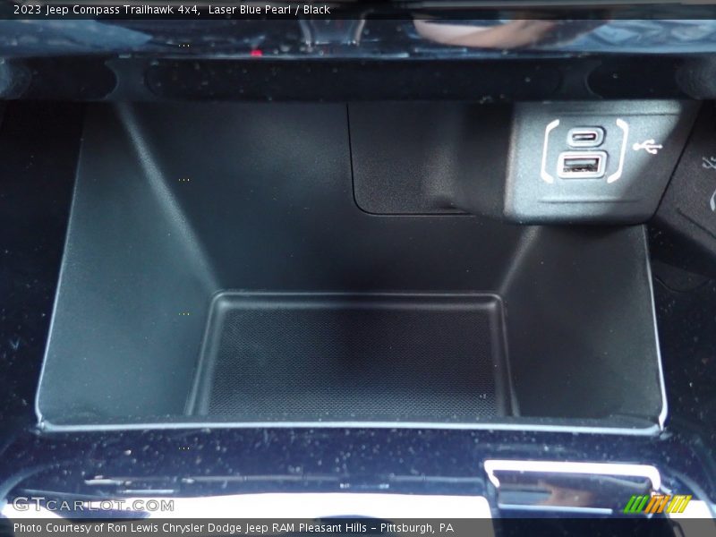 Laser Blue Pearl / Black 2023 Jeep Compass Trailhawk 4x4