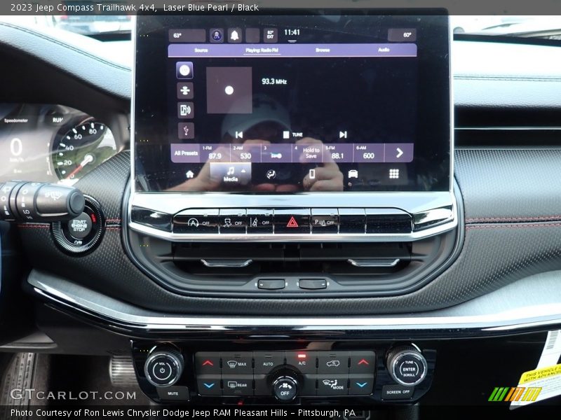 Laser Blue Pearl / Black 2023 Jeep Compass Trailhawk 4x4