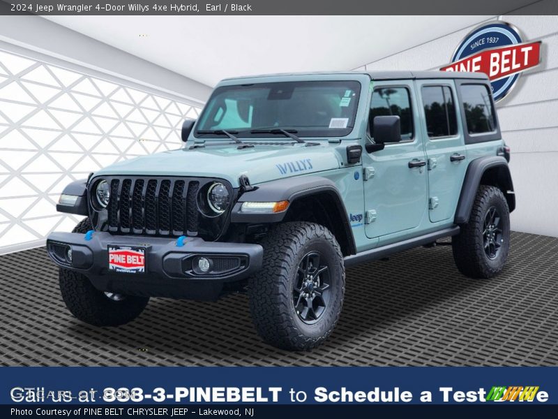 Earl / Black 2024 Jeep Wrangler 4-Door Willys 4xe Hybrid