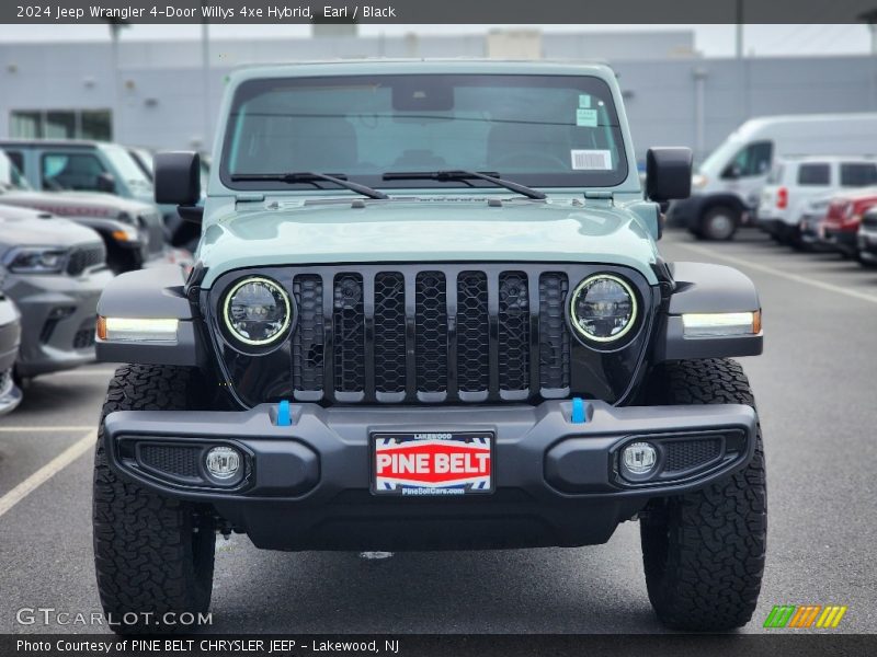 Earl / Black 2024 Jeep Wrangler 4-Door Willys 4xe Hybrid