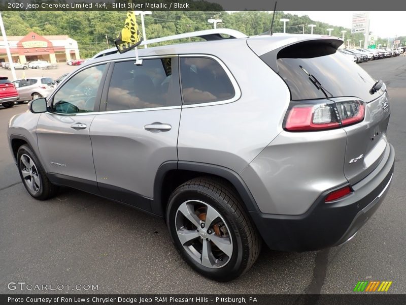 Billet Silver Metallic / Black 2020 Jeep Cherokee Limited 4x4