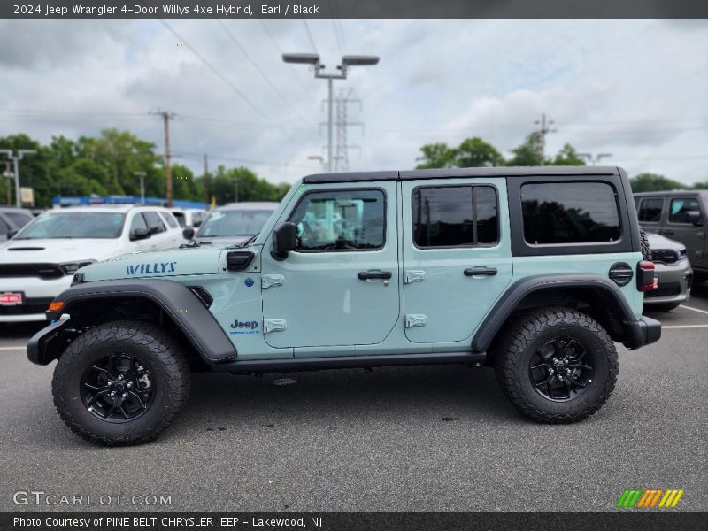 Earl / Black 2024 Jeep Wrangler 4-Door Willys 4xe Hybrid
