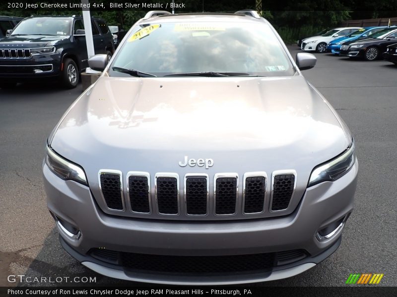 Billet Silver Metallic / Black 2020 Jeep Cherokee Limited 4x4