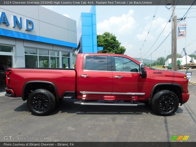 Radiant Red Tintcoat / Jet Black/Umber 2024 Chevrolet Silverado 2500HD High Country Crew Cab 4x4
