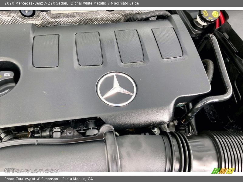 Digital White Metallic / Macchiato Beige 2020 Mercedes-Benz A 220 Sedan
