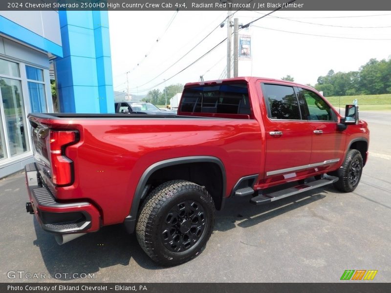 Radiant Red Tintcoat / Jet Black/Umber 2024 Chevrolet Silverado 2500HD High Country Crew Cab 4x4