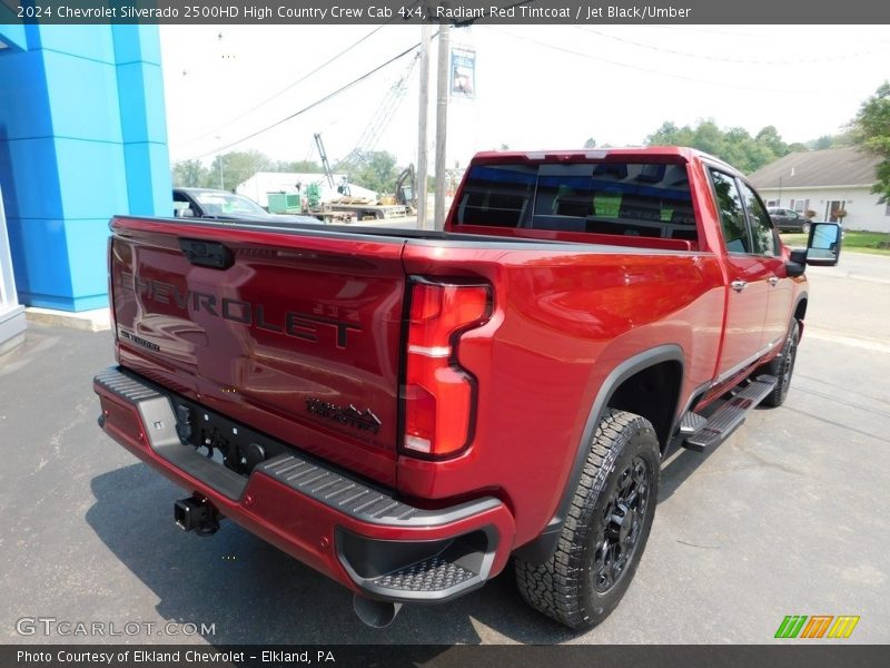 Radiant Red Tintcoat / Jet Black/Umber 2024 Chevrolet Silverado 2500HD High Country Crew Cab 4x4