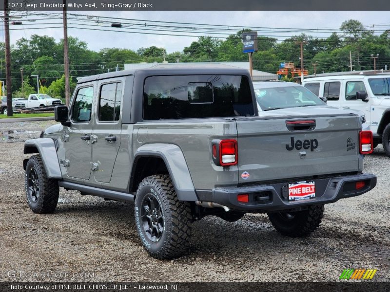 Sting-Gray / Black 2023 Jeep Gladiator Willys 4x4