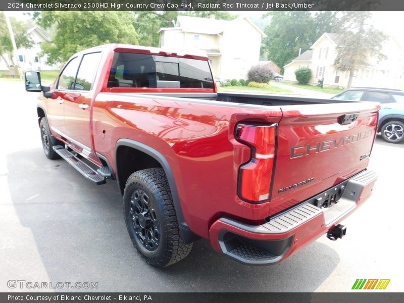 Radiant Red Tintcoat / Jet Black/Umber 2024 Chevrolet Silverado 2500HD High Country Crew Cab 4x4