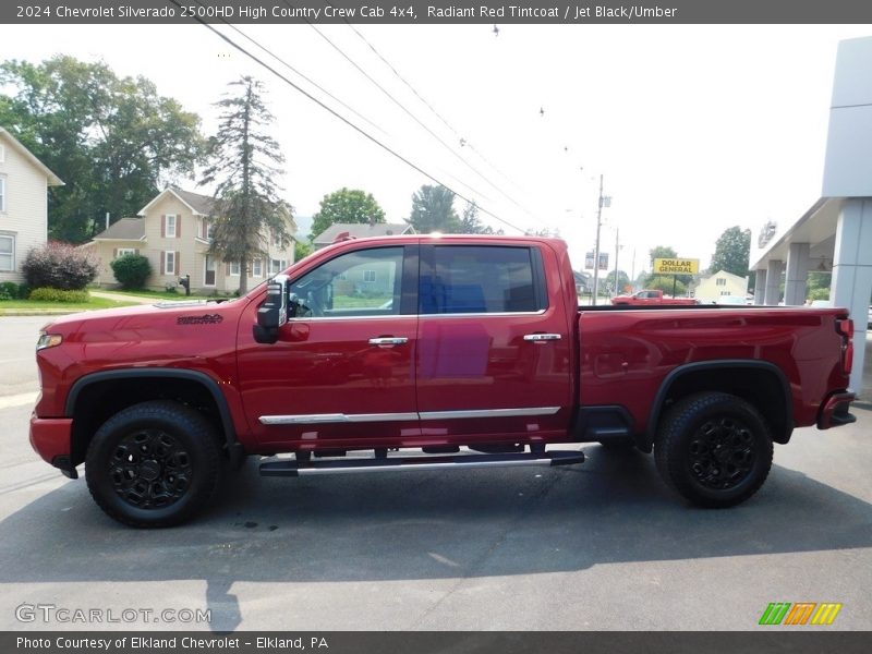  2024 Silverado 2500HD High Country Crew Cab 4x4 Radiant Red Tintcoat