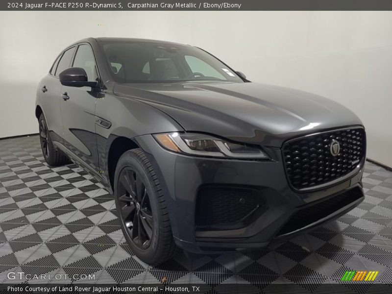 Carpathian Gray Metallic / Ebony/Ebony 2024 Jaguar F-PACE P250 R-Dynamic S