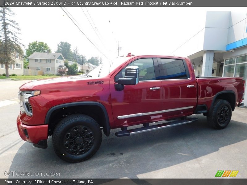Radiant Red Tintcoat / Jet Black/Umber 2024 Chevrolet Silverado 2500HD High Country Crew Cab 4x4