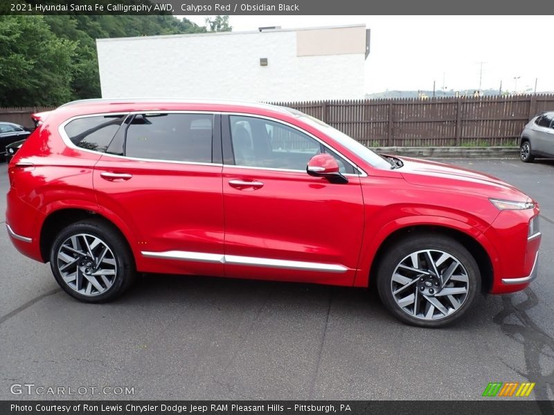  2021 Santa Fe Calligraphy AWD Calypso Red