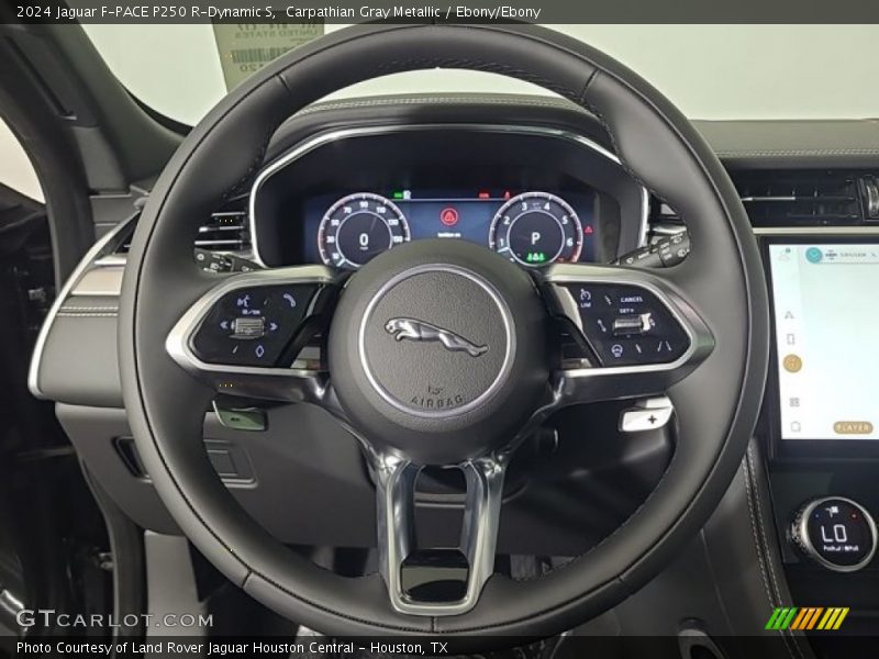 Carpathian Gray Metallic / Ebony/Ebony 2024 Jaguar F-PACE P250 R-Dynamic S