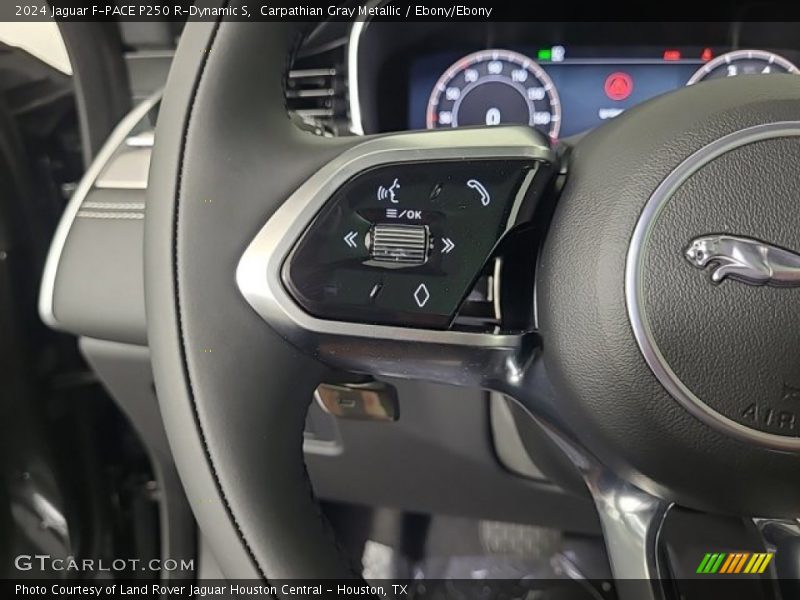 Carpathian Gray Metallic / Ebony/Ebony 2024 Jaguar F-PACE P250 R-Dynamic S