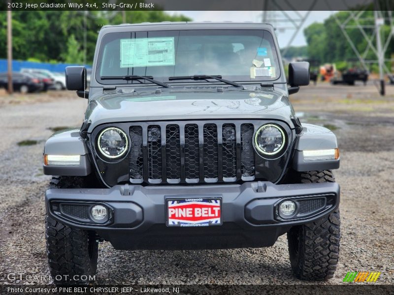Sting-Gray / Black 2023 Jeep Gladiator Willys 4x4