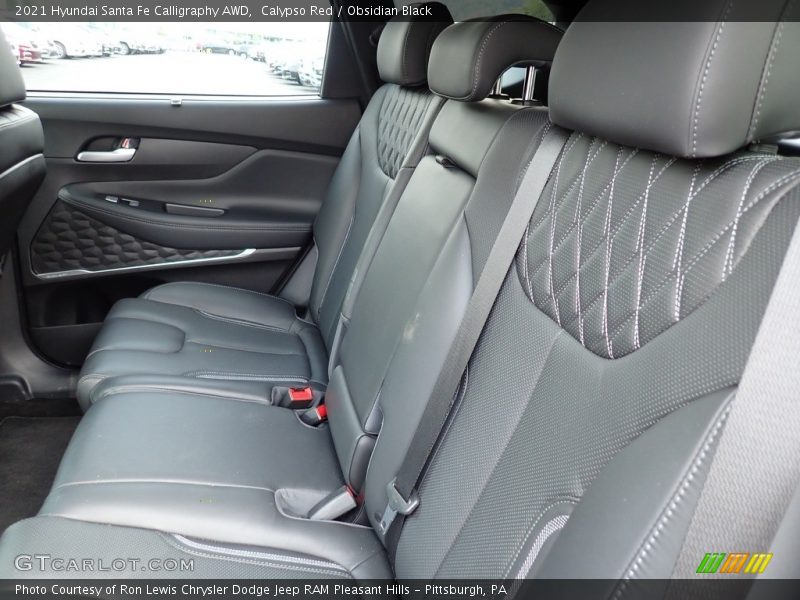 Rear Seat of 2021 Santa Fe Calligraphy AWD