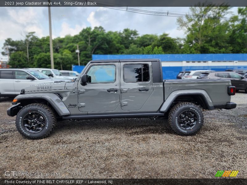Sting-Gray / Black 2023 Jeep Gladiator Willys 4x4