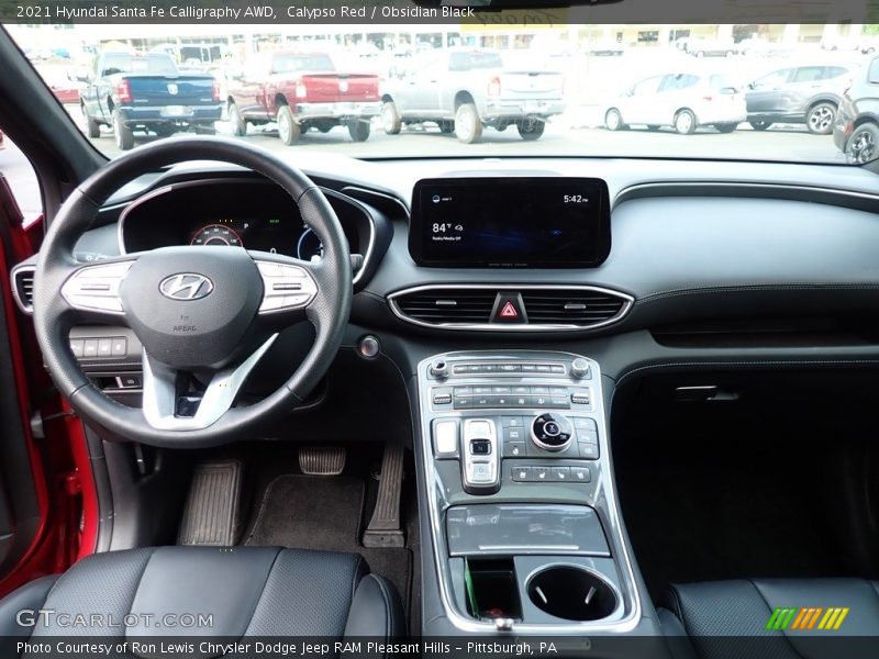 Dashboard of 2021 Santa Fe Calligraphy AWD