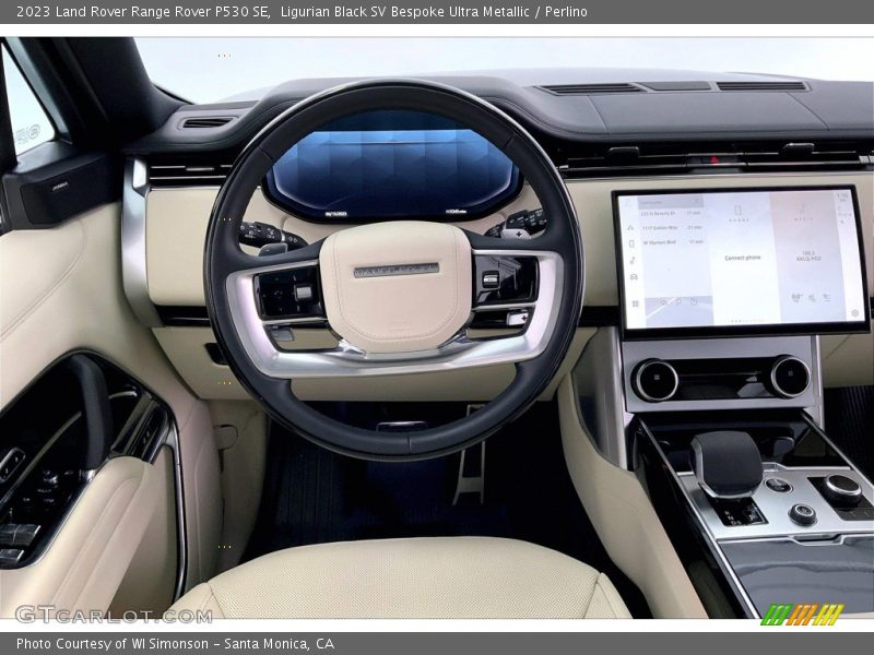 Controls of 2023 Range Rover P530 SE