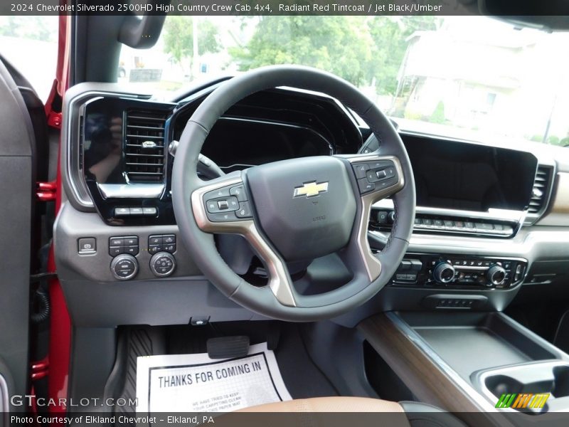  2024 Silverado 2500HD High Country Crew Cab 4x4 Steering Wheel