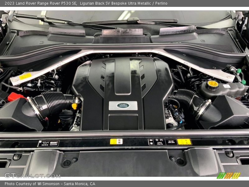  2023 Range Rover P530 SE Engine - 4.4 Liter Twin-Turbocharged DOHC 32-Valve VVT V8