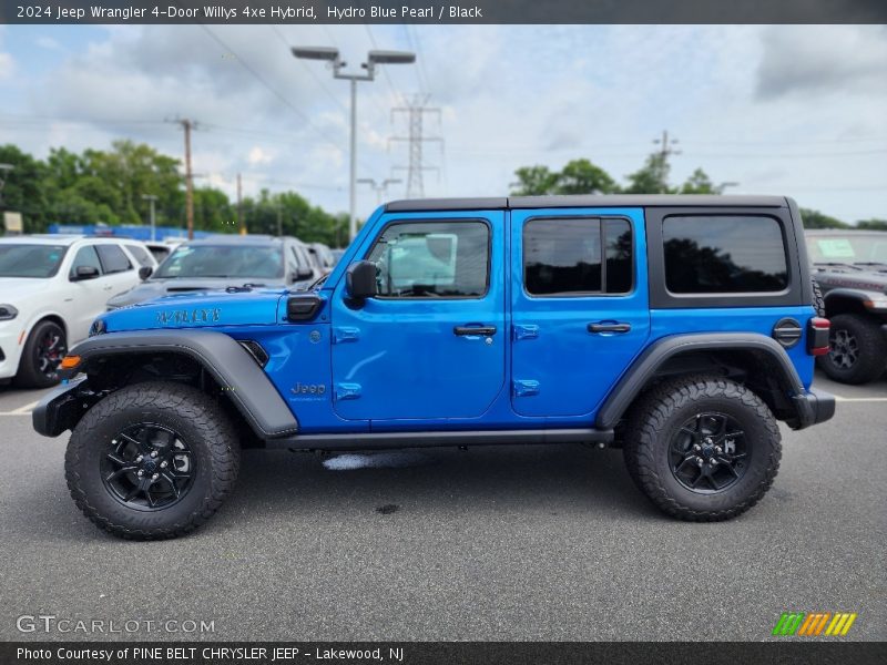  2024 Wrangler 4-Door Willys 4xe Hybrid Hydro Blue Pearl