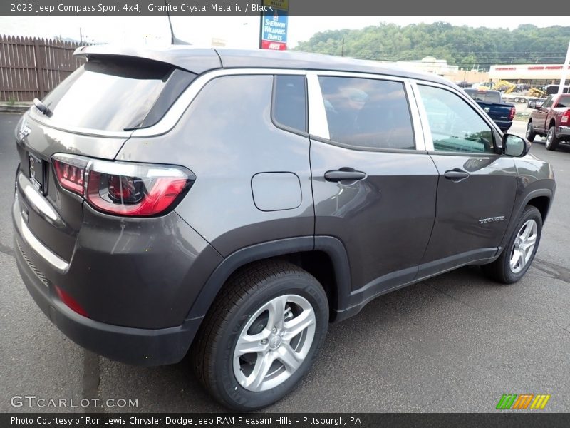Granite Crystal Metallic / Black 2023 Jeep Compass Sport 4x4