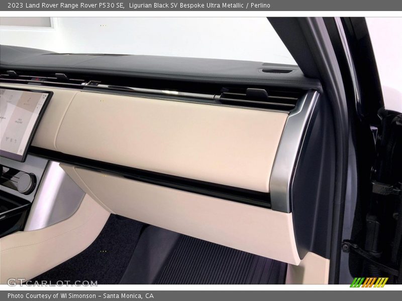 Dashboard of 2023 Range Rover P530 SE
