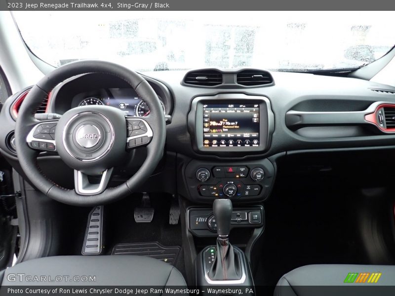 Dashboard of 2023 Renegade Trailhawk 4x4