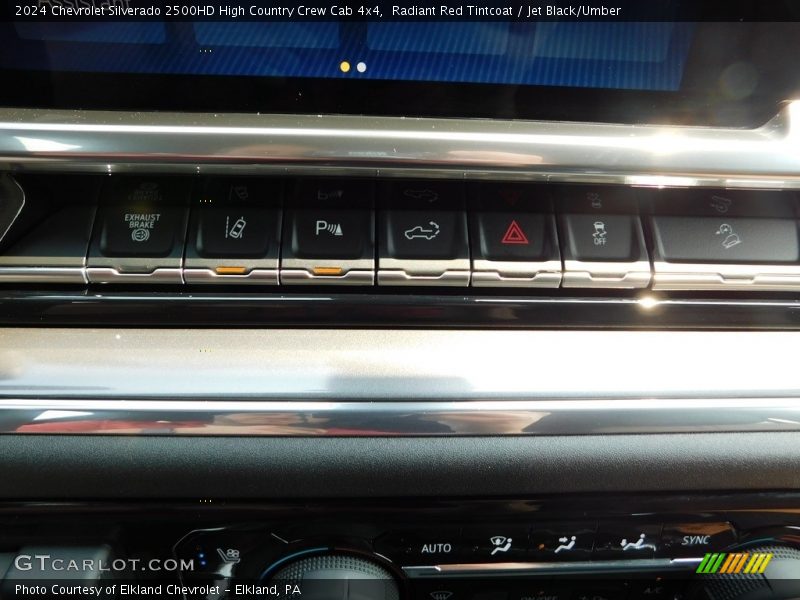 Controls of 2024 Silverado 2500HD High Country Crew Cab 4x4