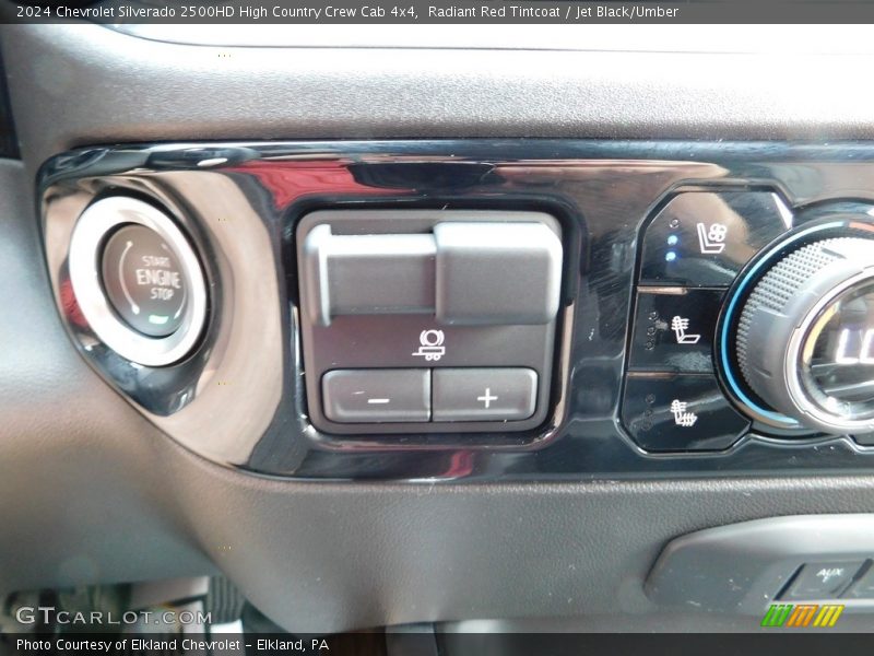 Controls of 2024 Silverado 2500HD High Country Crew Cab 4x4