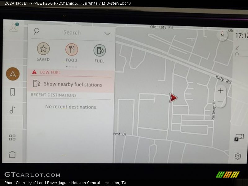 Navigation of 2024 F-PACE P250 R-Dynamic S