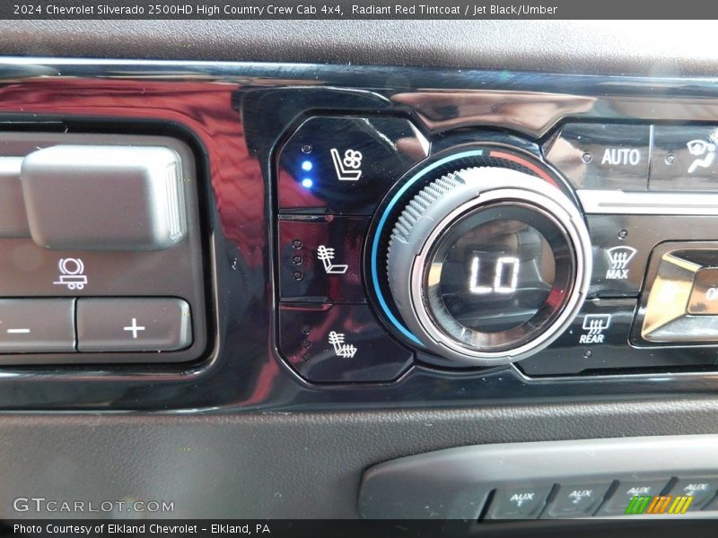 Controls of 2024 Silverado 2500HD High Country Crew Cab 4x4