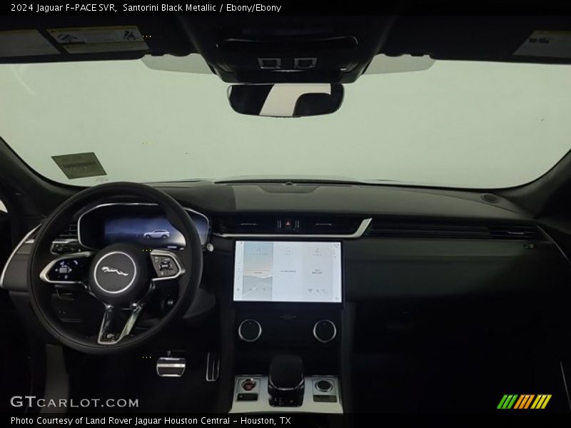 Santorini Black Metallic / Ebony/Ebony 2024 Jaguar F-PACE SVR