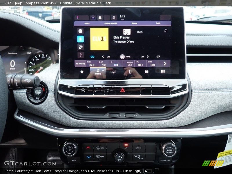 Granite Crystal Metallic / Black 2023 Jeep Compass Sport 4x4
