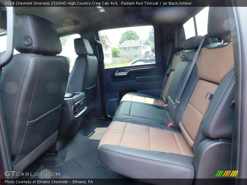 Rear Seat of 2024 Silverado 2500HD High Country Crew Cab 4x4