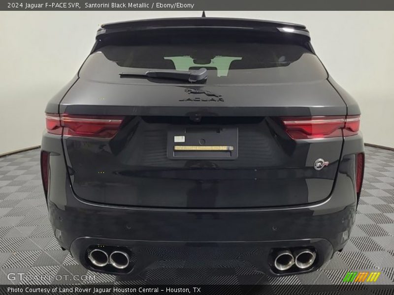 Exhaust of 2024 F-PACE SVR