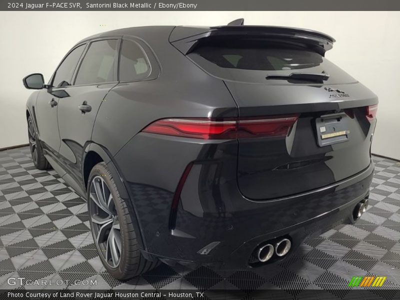 Santorini Black Metallic / Ebony/Ebony 2024 Jaguar F-PACE SVR