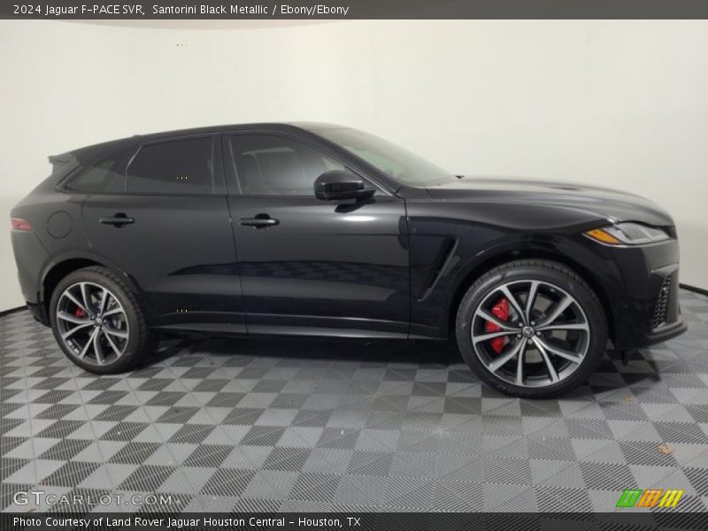Santorini Black Metallic / Ebony/Ebony 2024 Jaguar F-PACE SVR