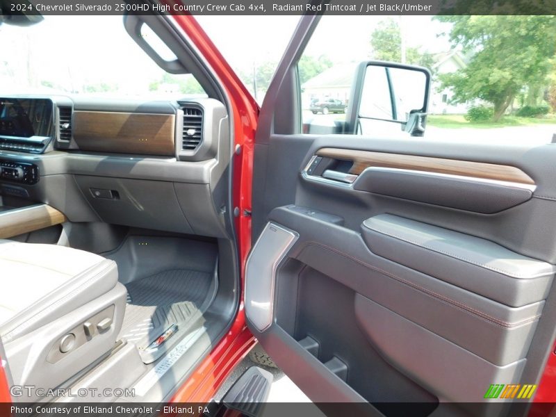 Radiant Red Tintcoat / Jet Black/Umber 2024 Chevrolet Silverado 2500HD High Country Crew Cab 4x4