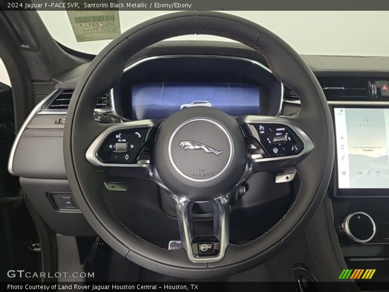  2024 F-PACE SVR Steering Wheel